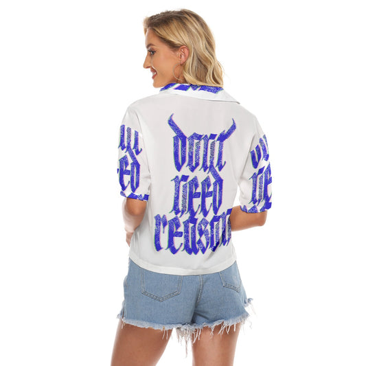 All-Over Print Women's V-neck Shirts