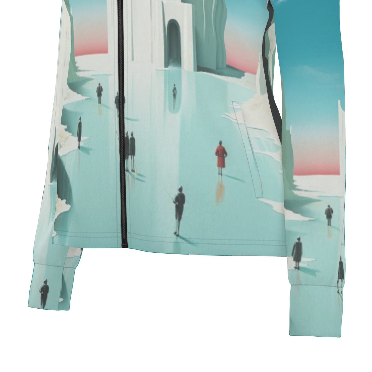 All-Over Print Women's Long Sleeve Thumbhole Jacket