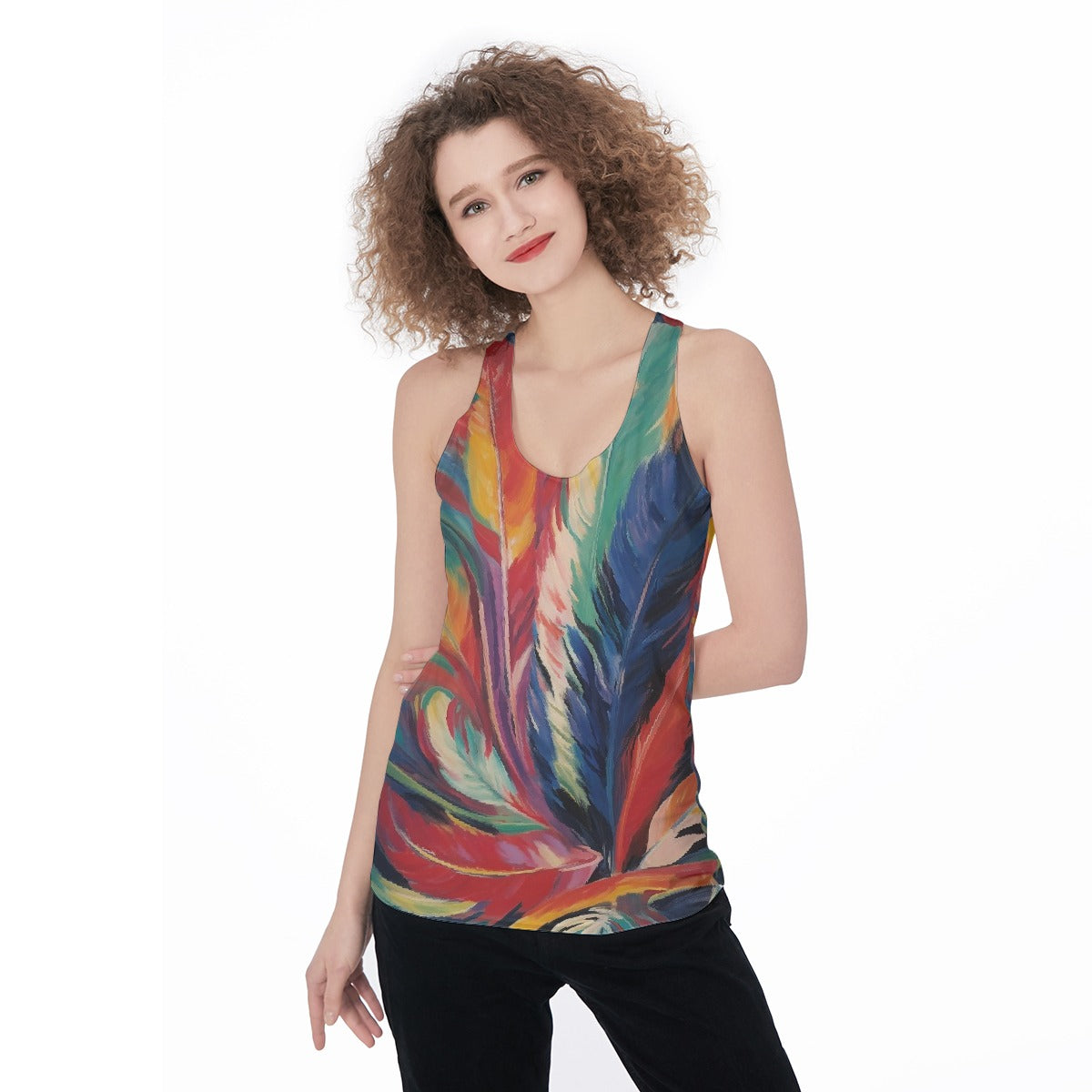 All-Over Print Women's Racerback Tank Top