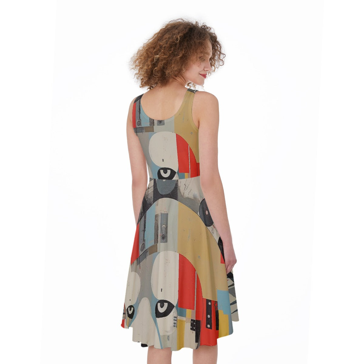 All-Over Print Women's Sleeveless Dress