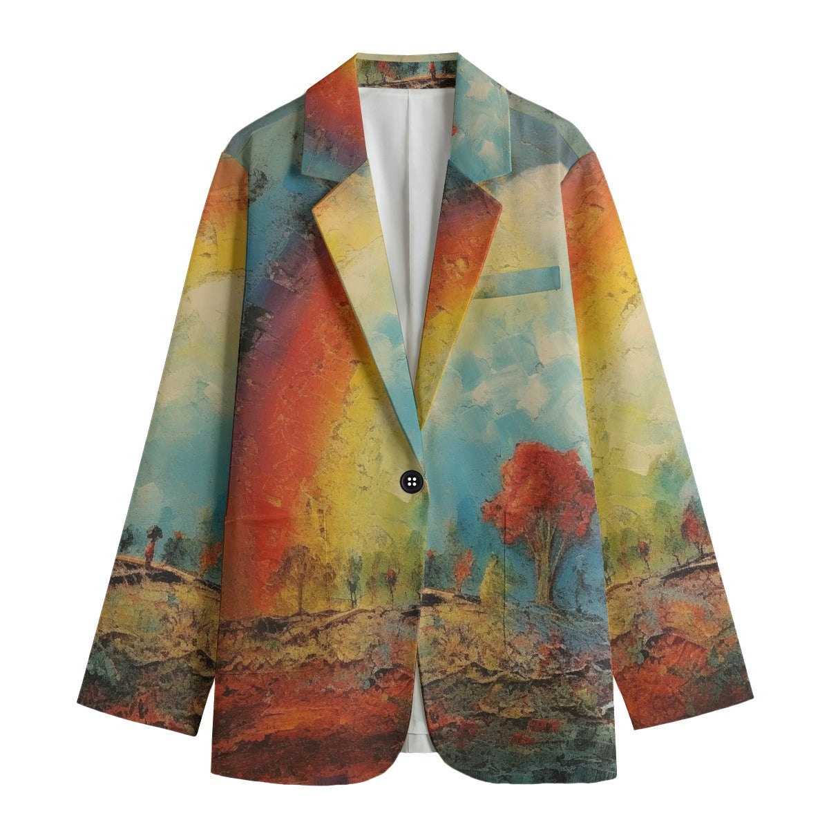 All-Over Print Women's Leisure Blazer