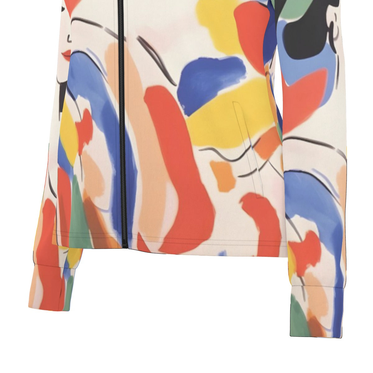 All-Over Print Women's Long Sleeve Thumbhole Jacket