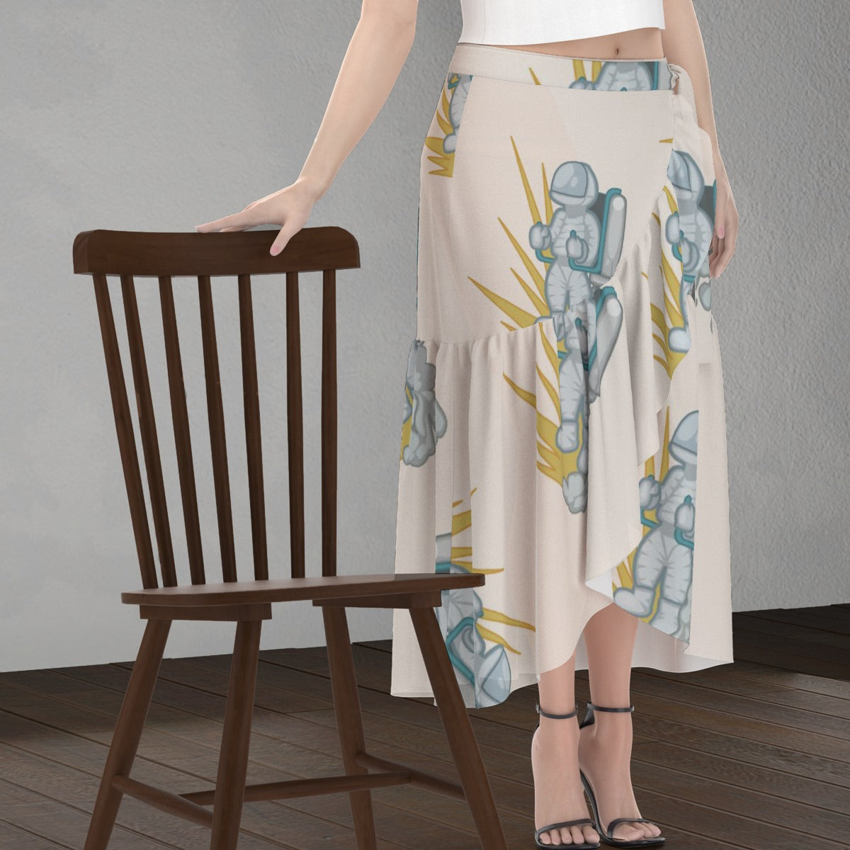 All-Over Print Women's Wrap Skirt