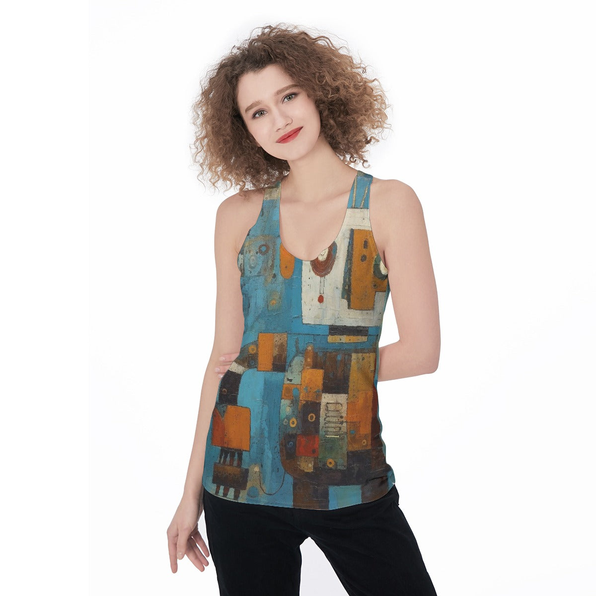 All-Over Print Women's Racerback Tank Top