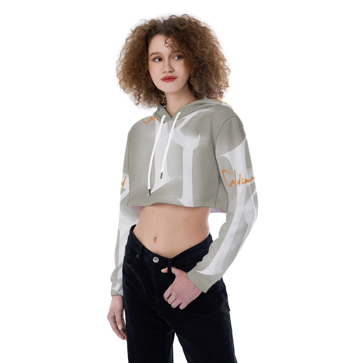 All-Over Print Women's Crop Top Hoodie
