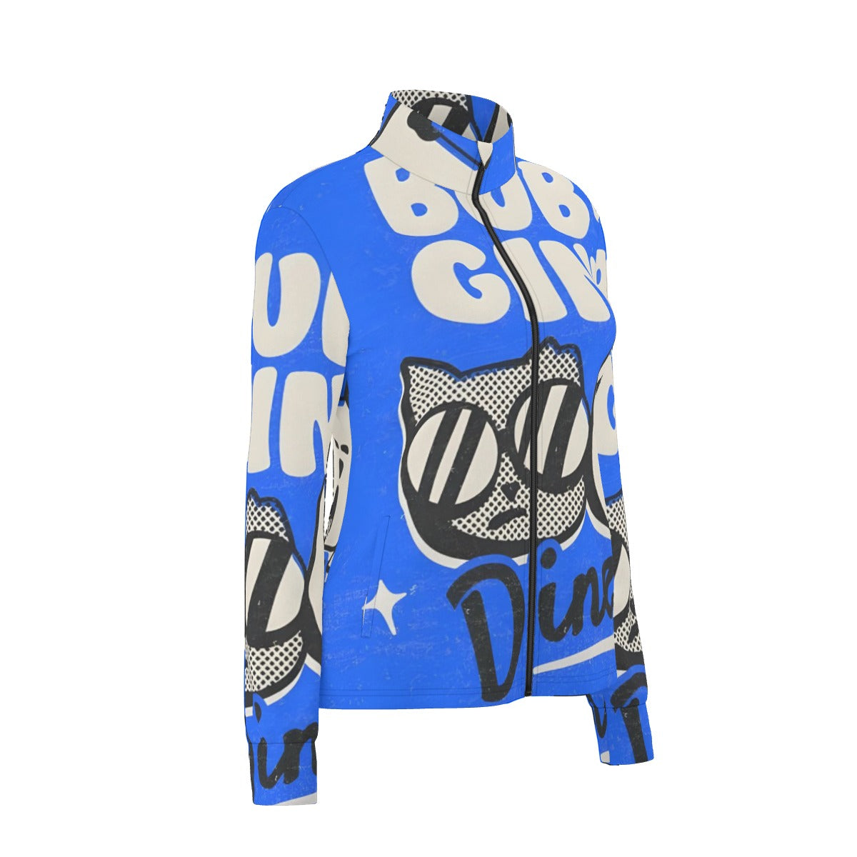 All-Over Print Women's Long Sleeve Thumbhole Jacket