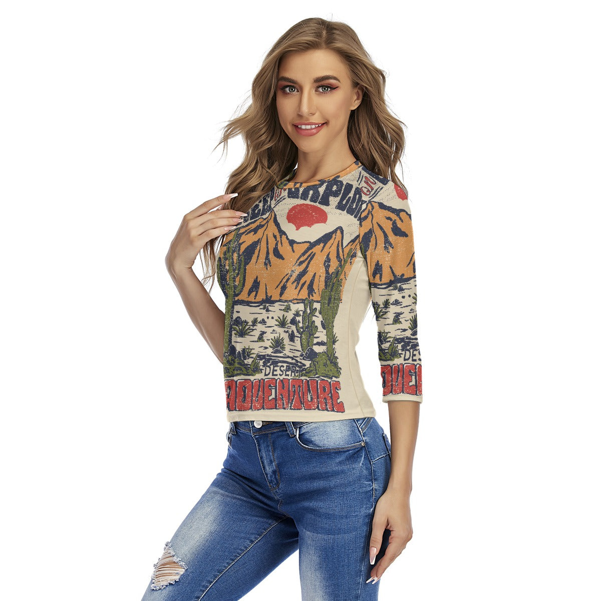 All-Over Print Women's Raglan Sleeves T-shirts
