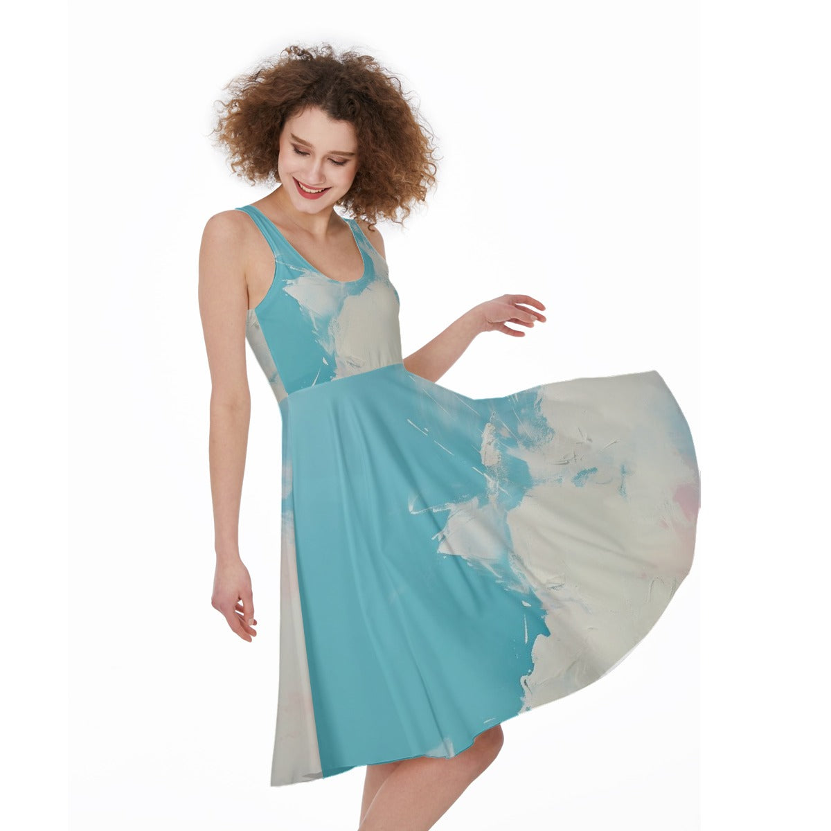 All-Over Print Women's Sleeveless Dress