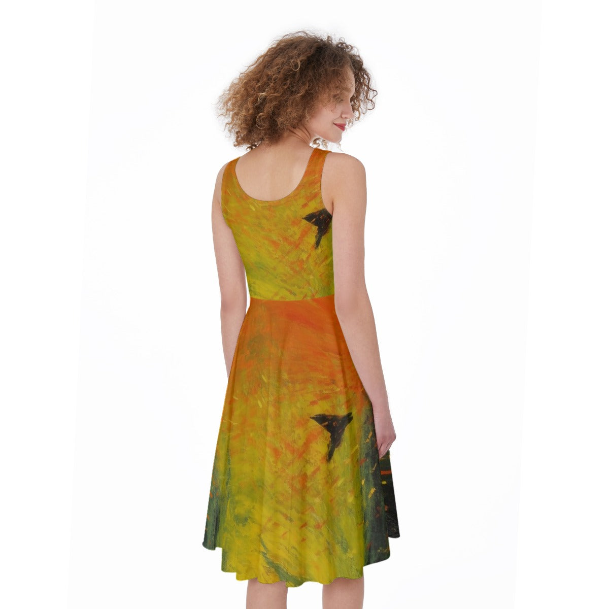 All-Over Print Women's Sleeveless Dress