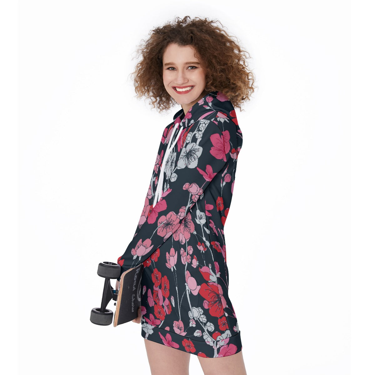 All-Over Print Women's Long Hoodie