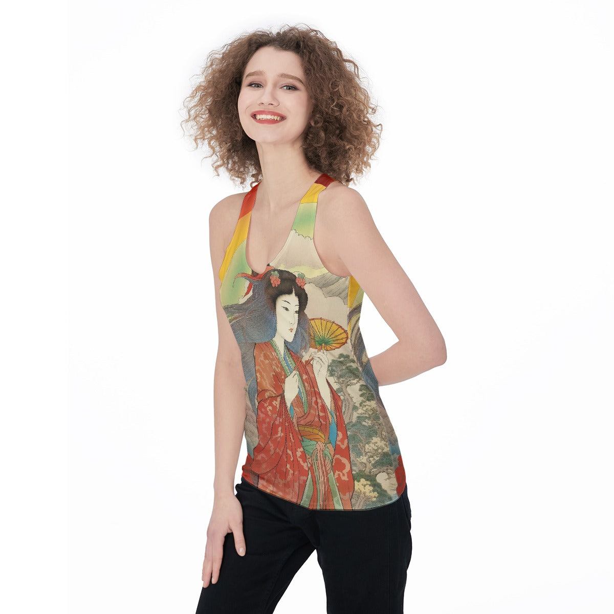 All-Over Print Women's Racerback Tank Top