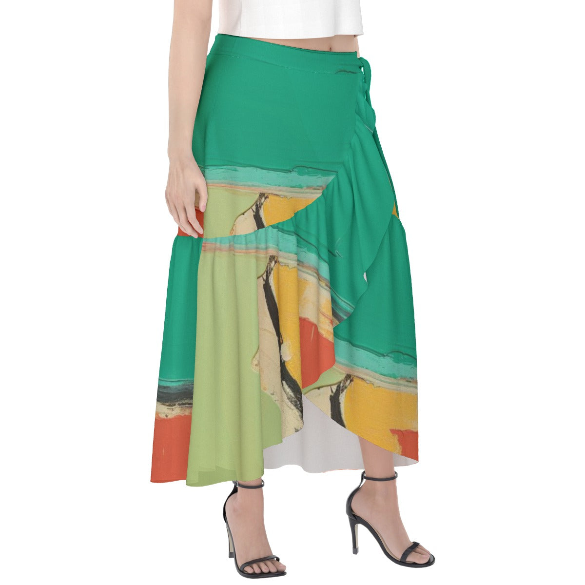 All-Over Print Women's Wrap Skirt