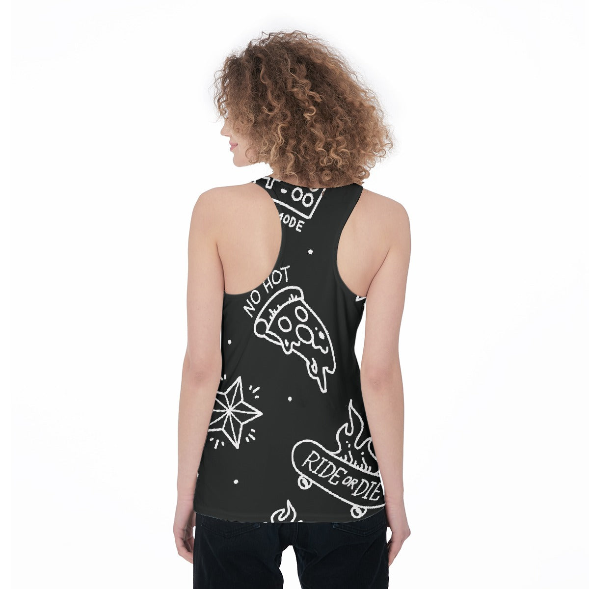 All-Over Print Women's Racerback Tank Top