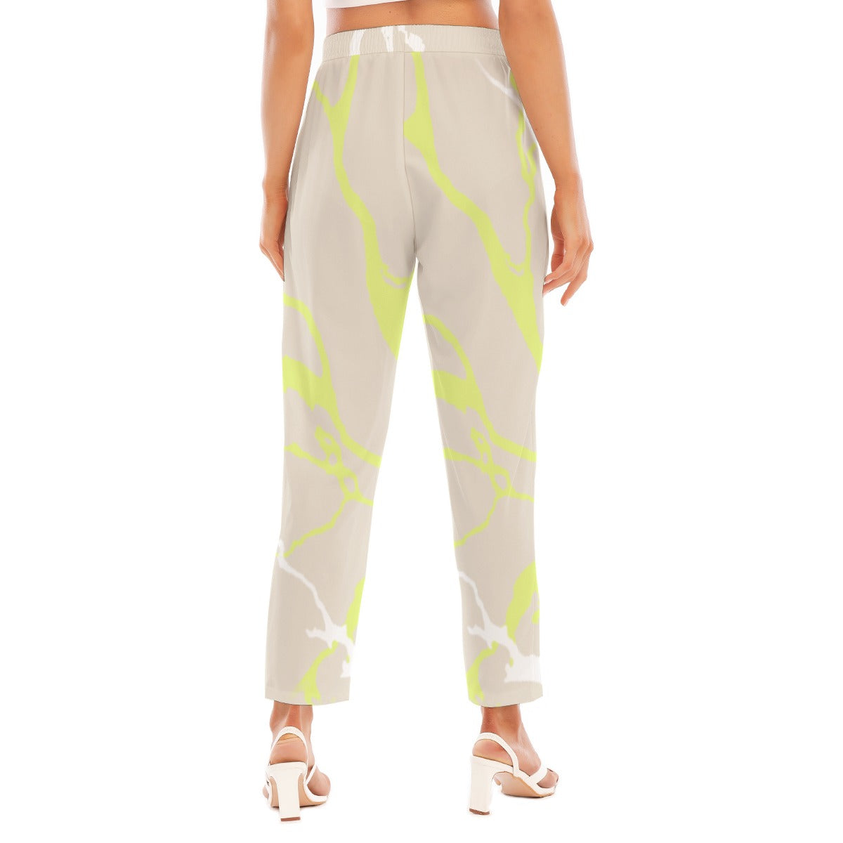 All-Over Print Women's Loose Straight-leg Pants