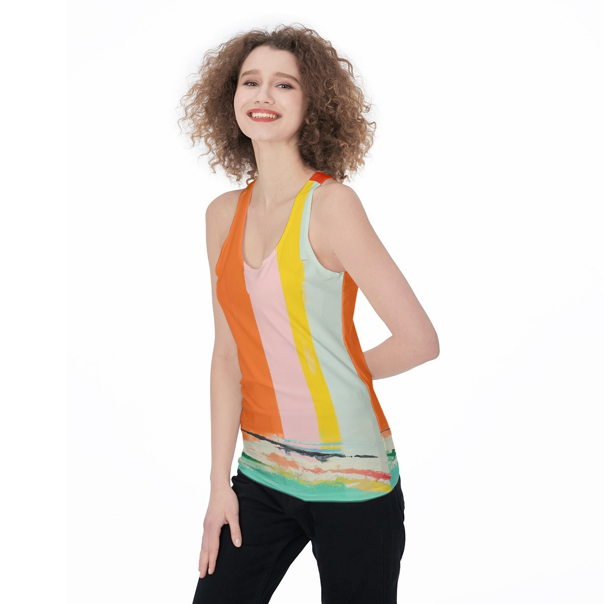 All-Over Print Women's Racerback Tank Top