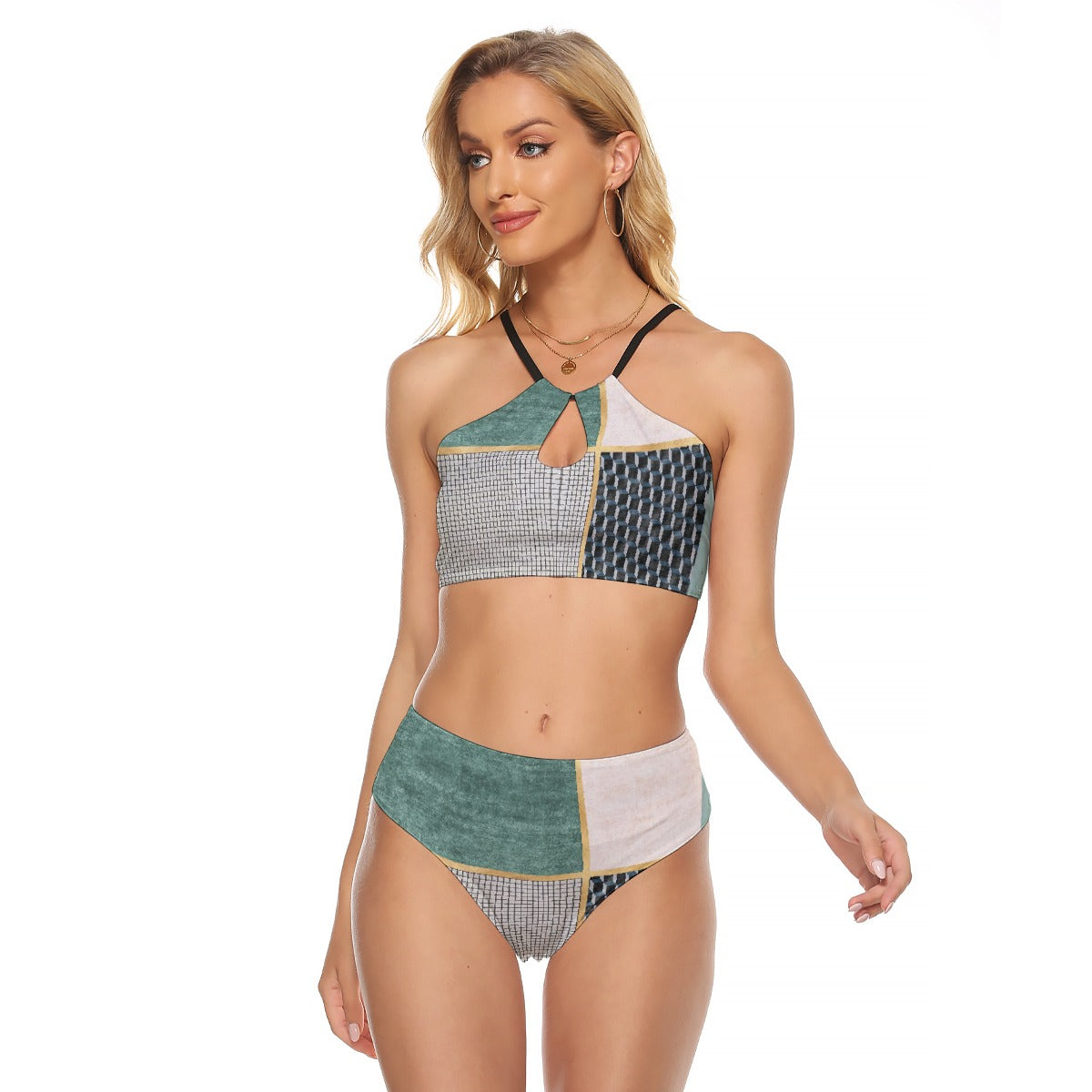 All-Over Print Women's Cami Keyhole One-piece Swimsuit