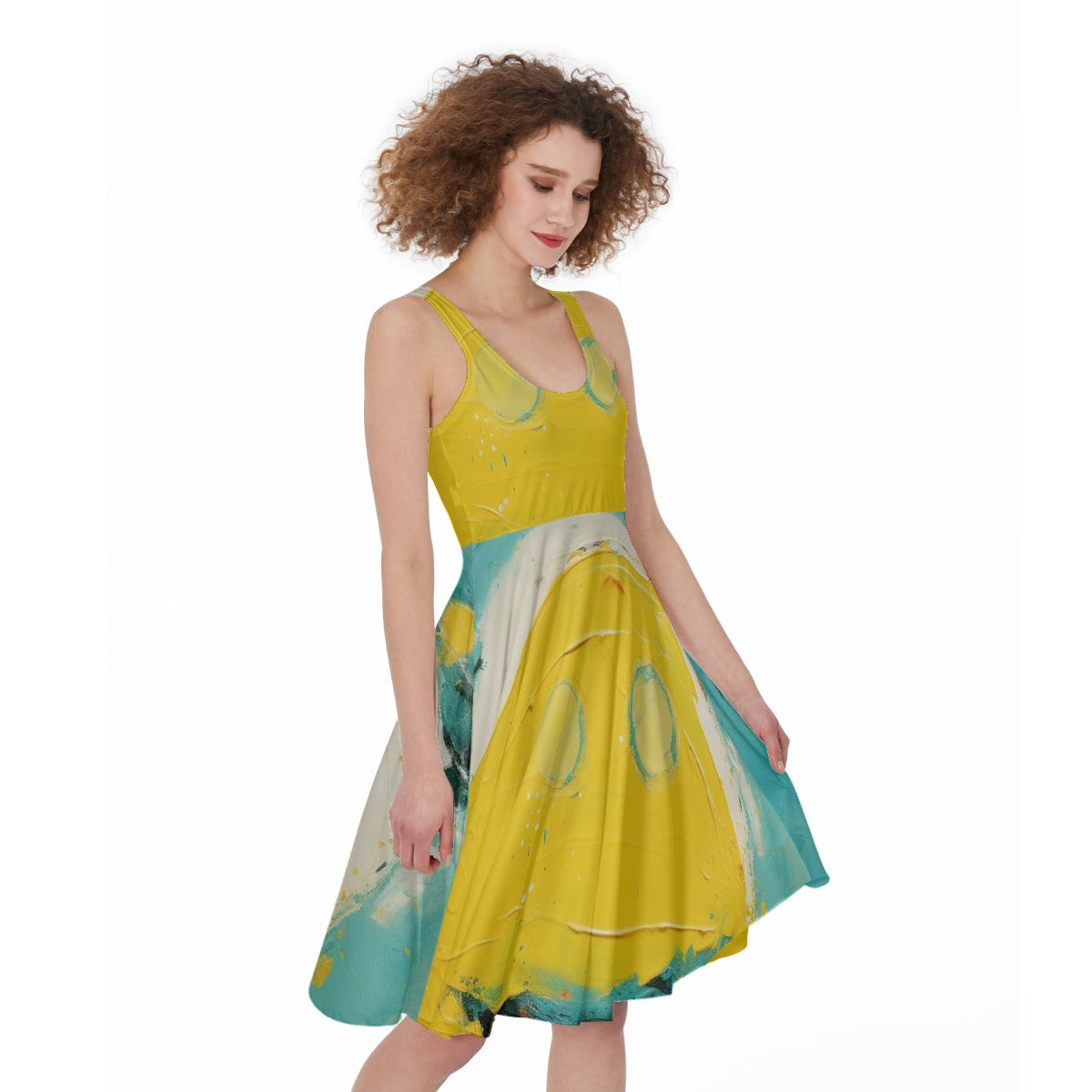 All-Over Print Women's Sleeveless Dress