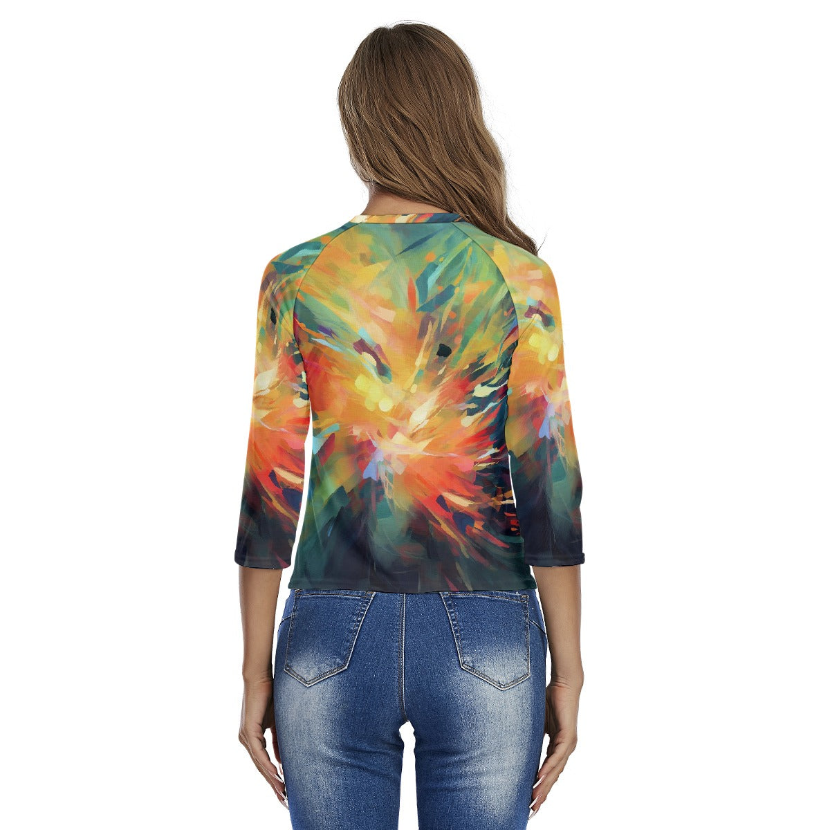 All-Over Print Women's Raglan Sleeves T-shirts