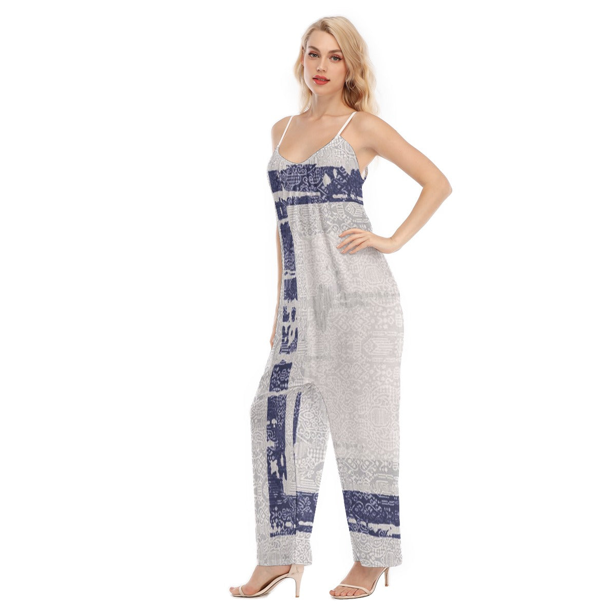 All-Over Print Women's Loose Cami Jumpsuit