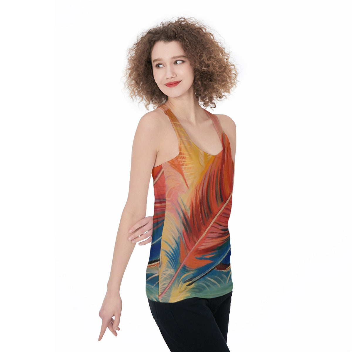 All-Over Print Women's Racerback Tank Top