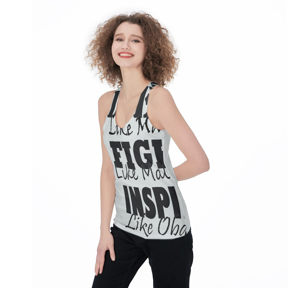 All-Over Print Women's Racerback Tank Top