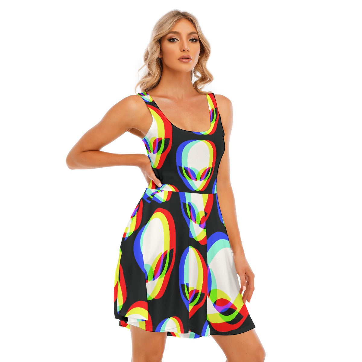 All-Over Print Women's Tank Vest Dress