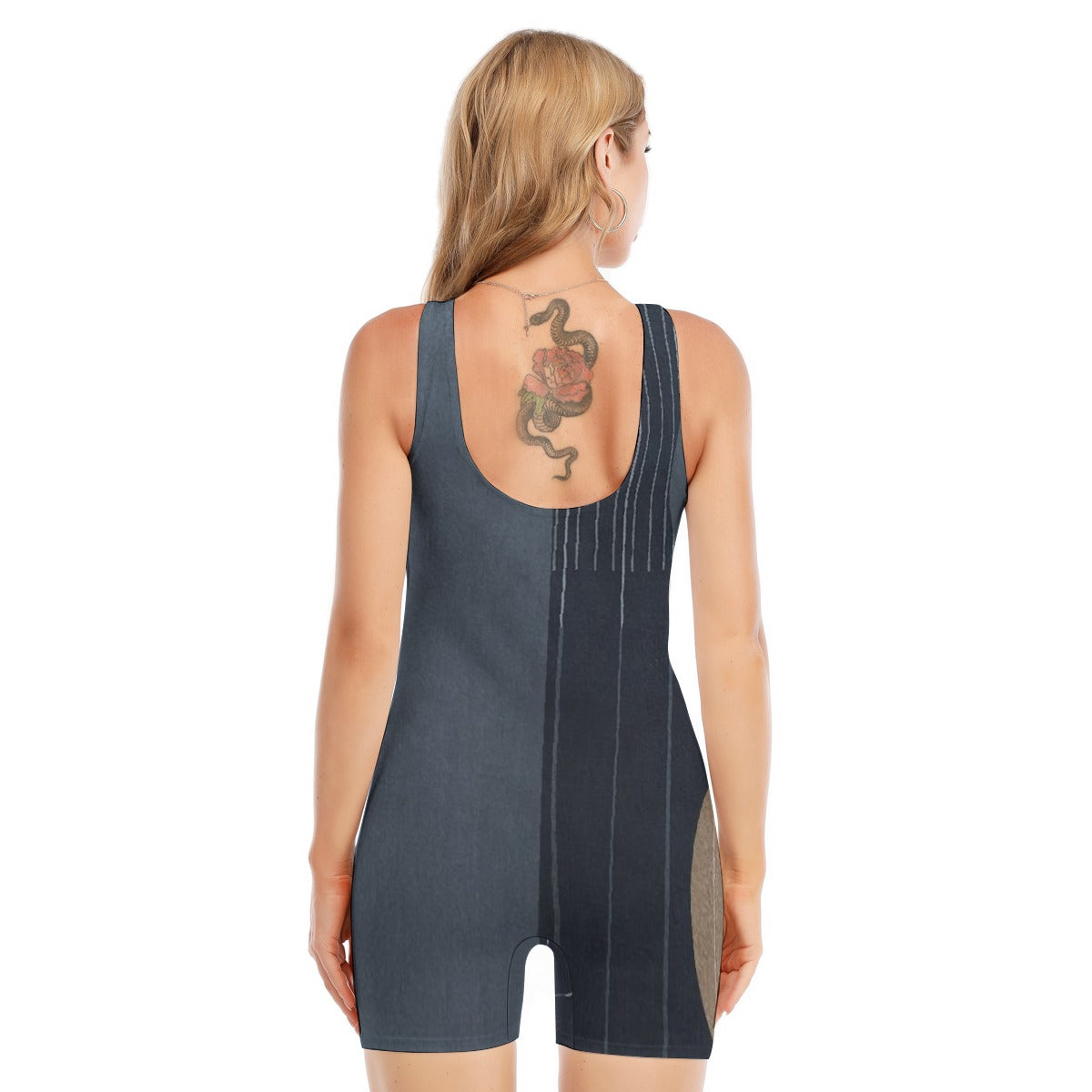 All-Over Print Women's Sleeveless One-piece Swimsuit