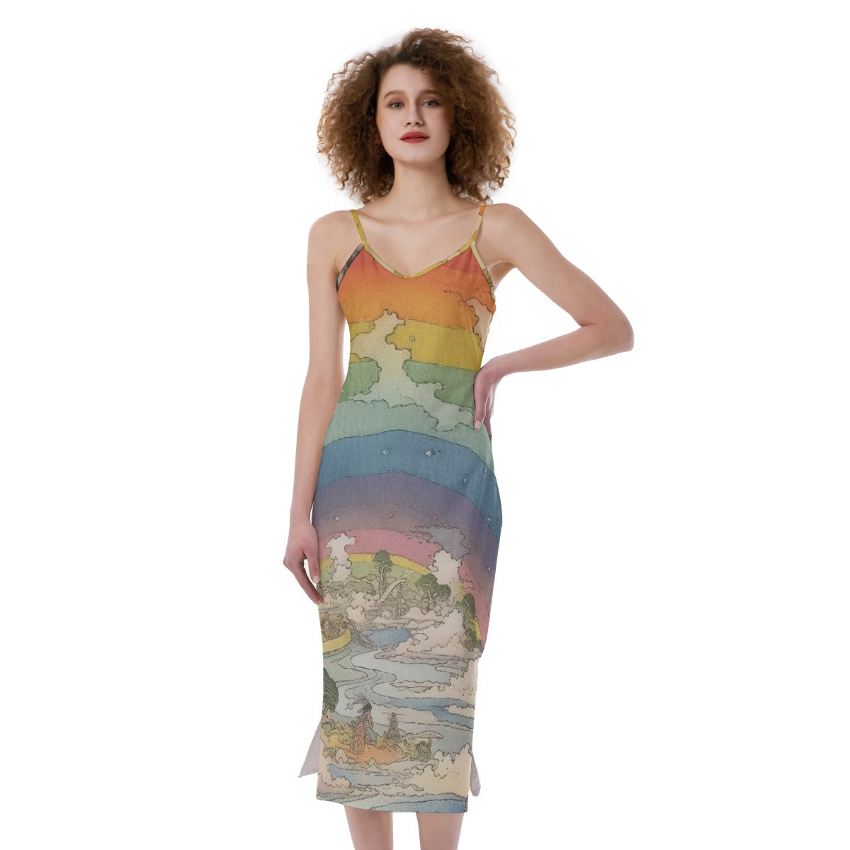 All-Over Print Women's Cami Dress