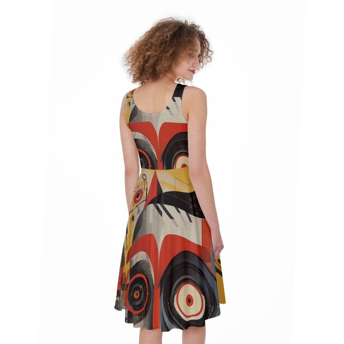 All-Over Print Women's Sleeveless Dress
