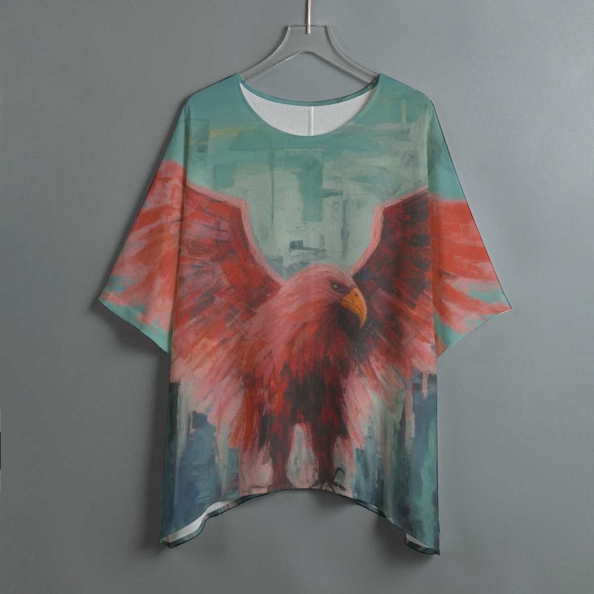 All-Over Print Women's Bat Sleeve Shirt