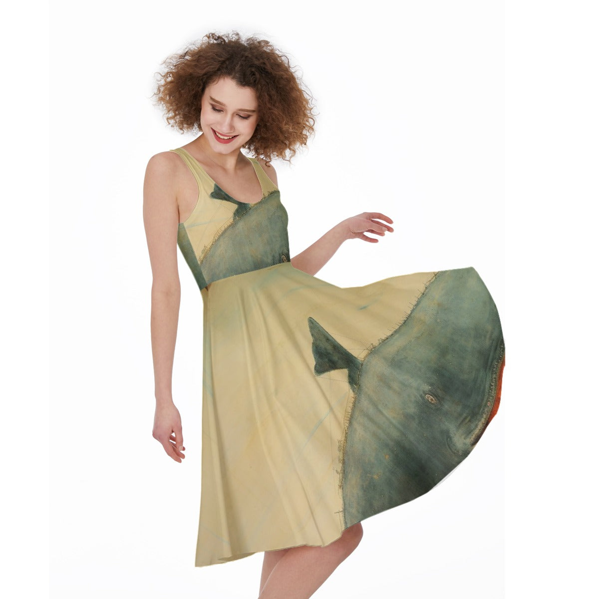 All-Over Print Women's Sleeveless Dress