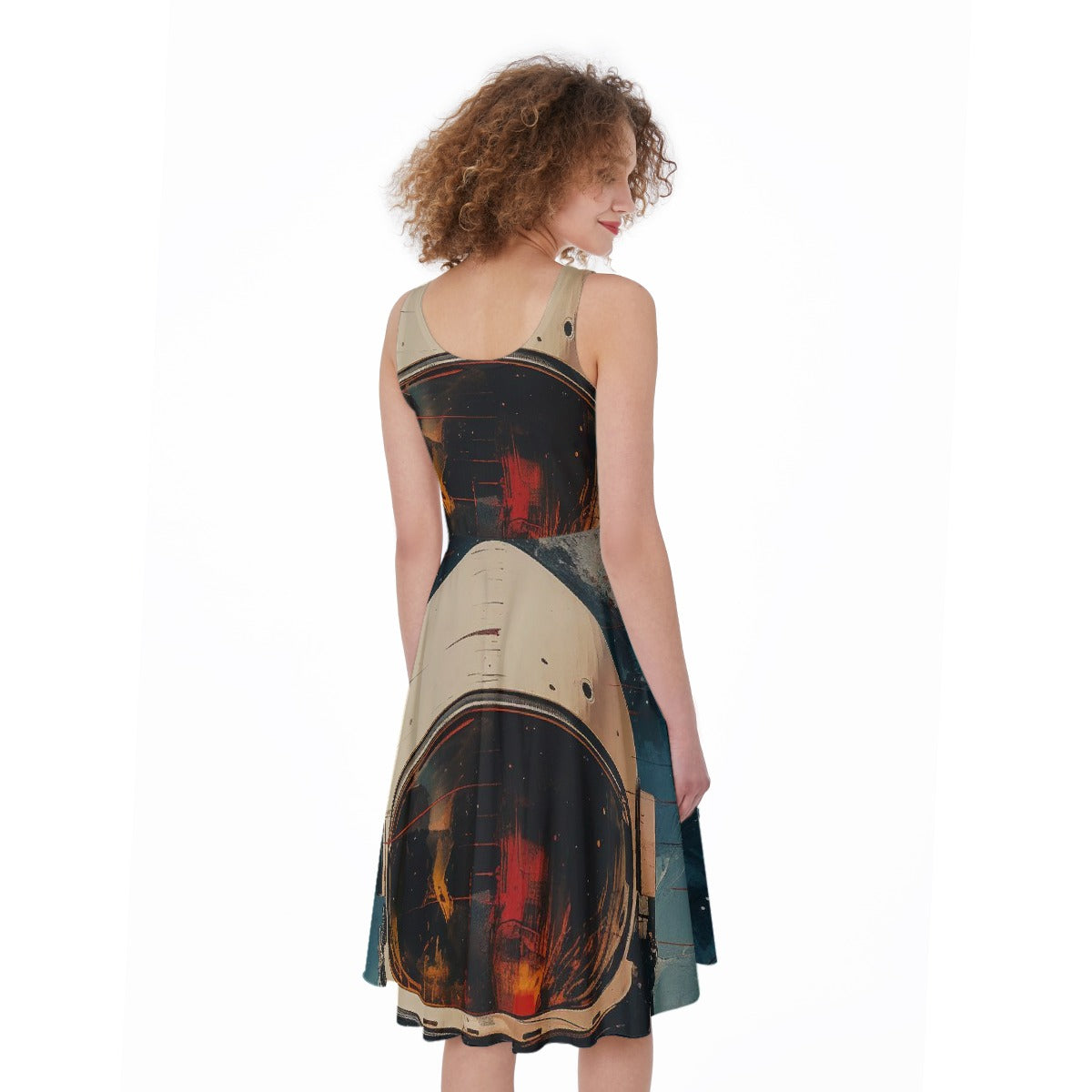 All-Over Print Women's Sleeveless Dress