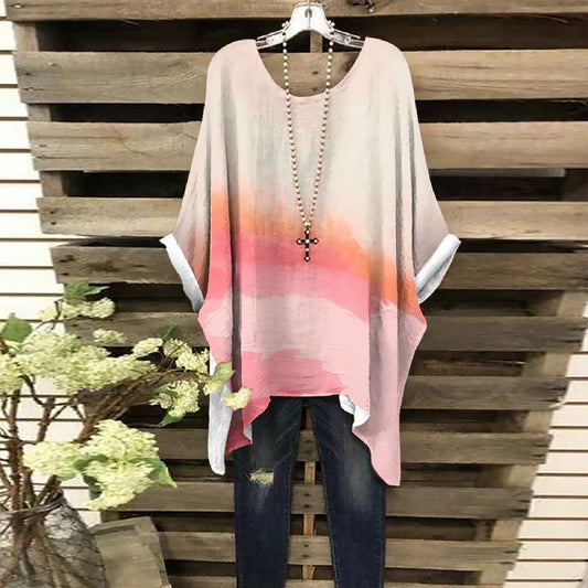 All-Over Print Women's Bat Sleeve Shirt