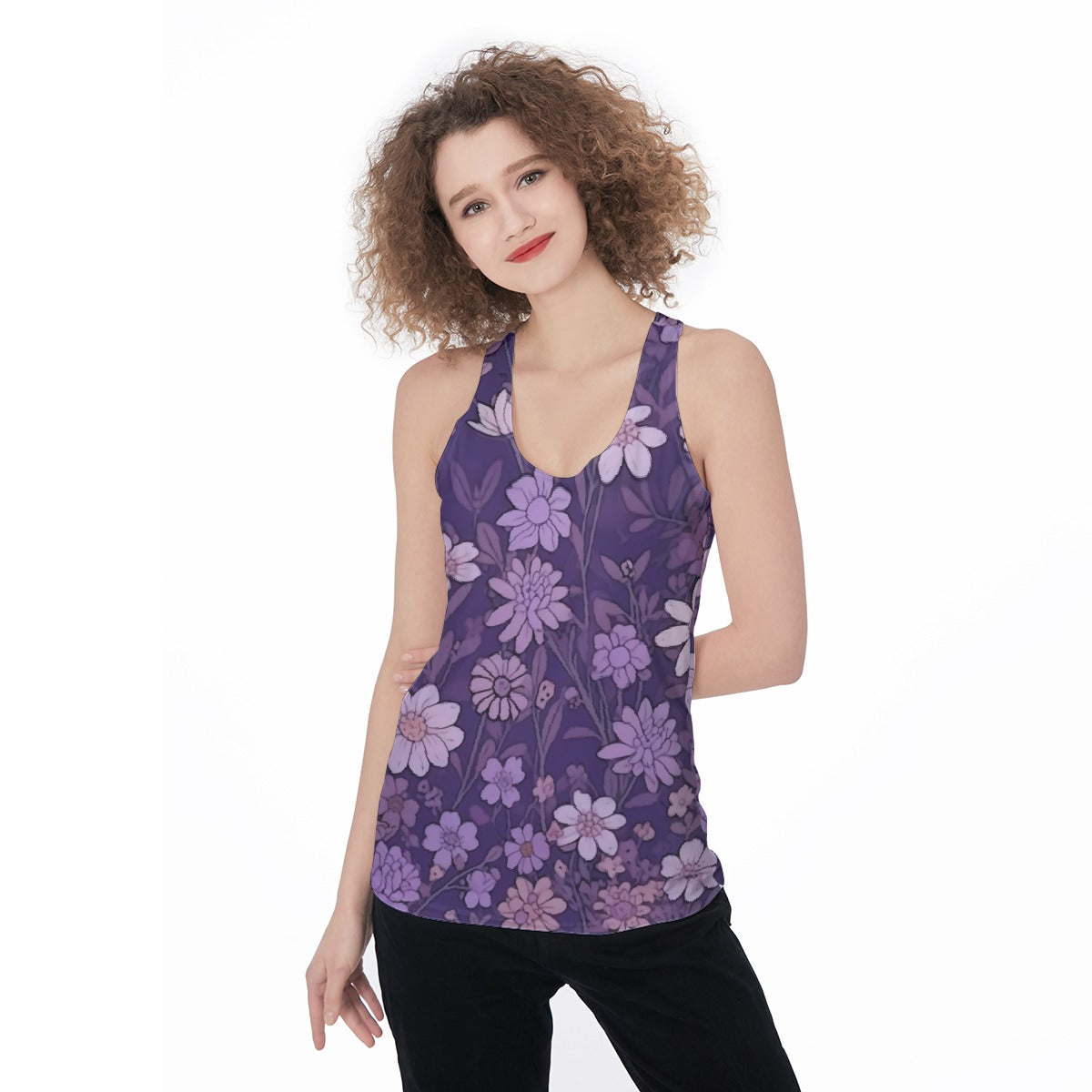 All-Over Print Women's Racerback Tank Top