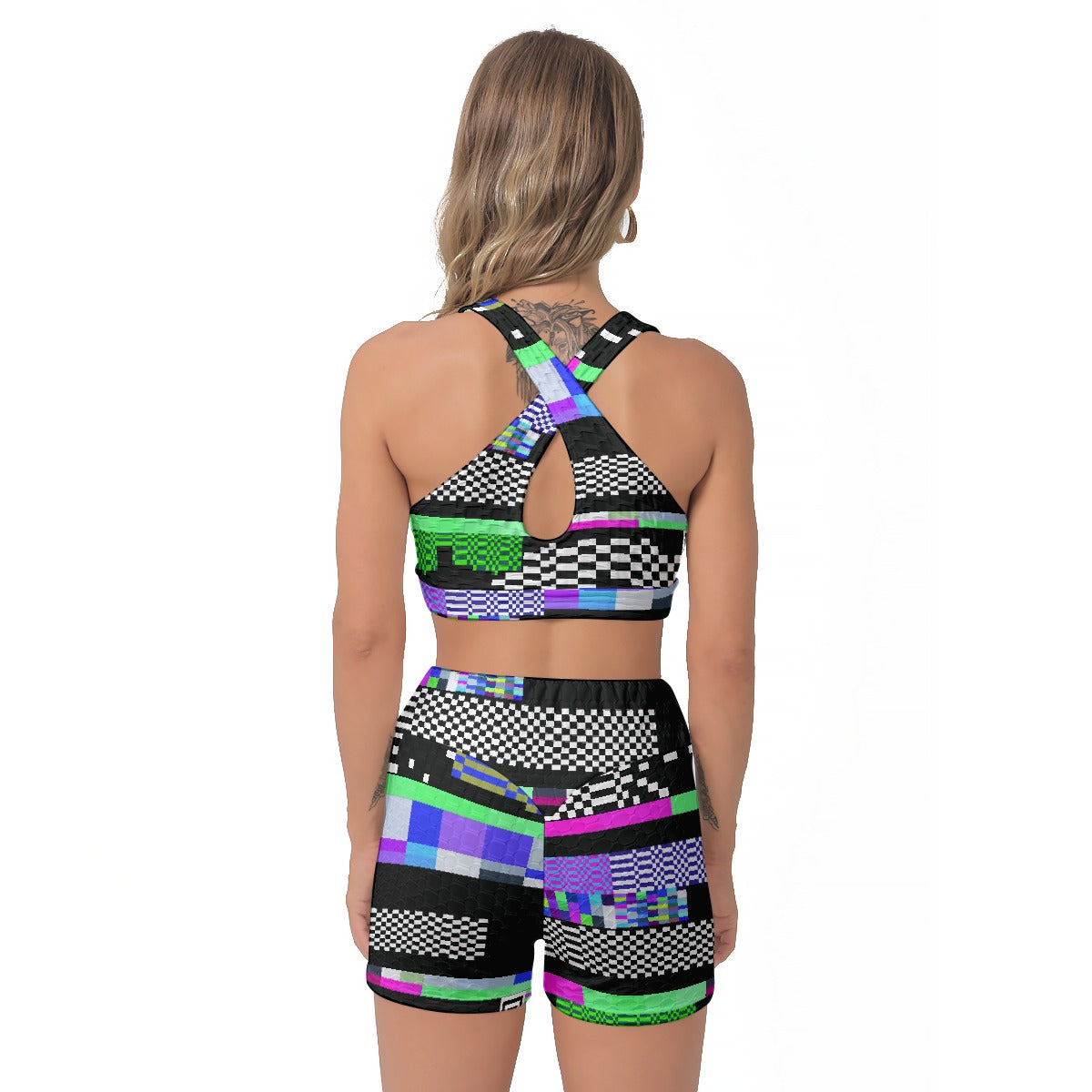 All-Over Print Women's Sports Bra Suit