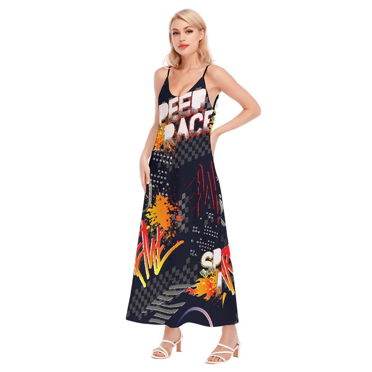 All-Over Print Women's Sling Dress