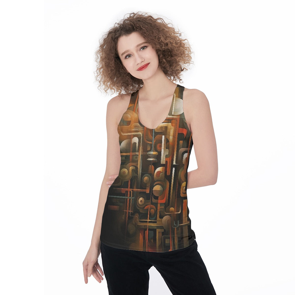 All-Over Print Women's Racerback Tank Top
