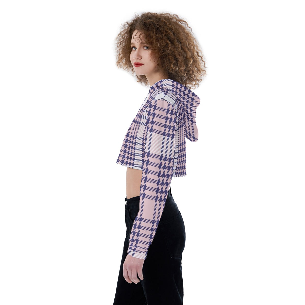 All-Over Print Women's Crop Top Hoodie
