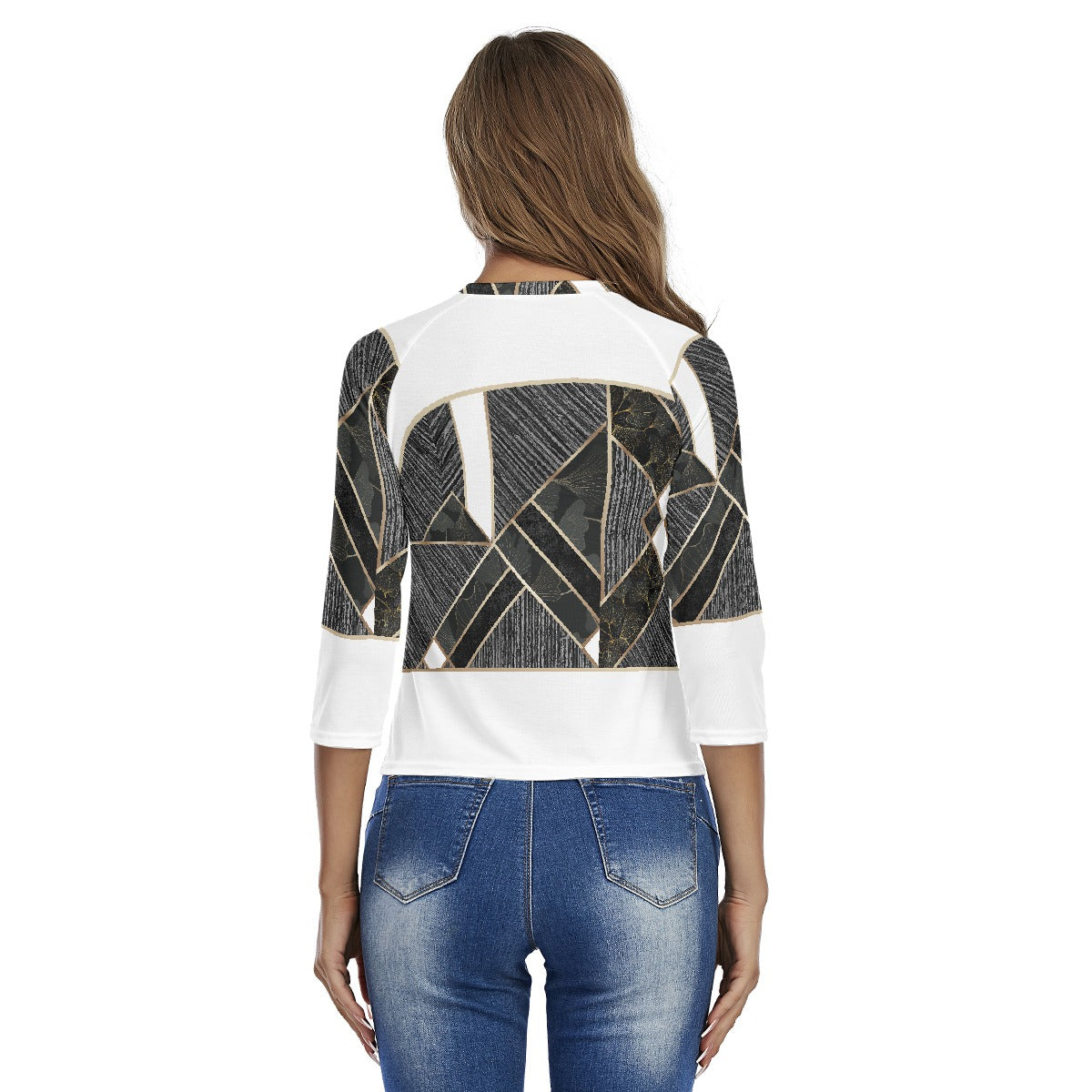 All-Over Print Women's Raglan Sleeves T-shirts