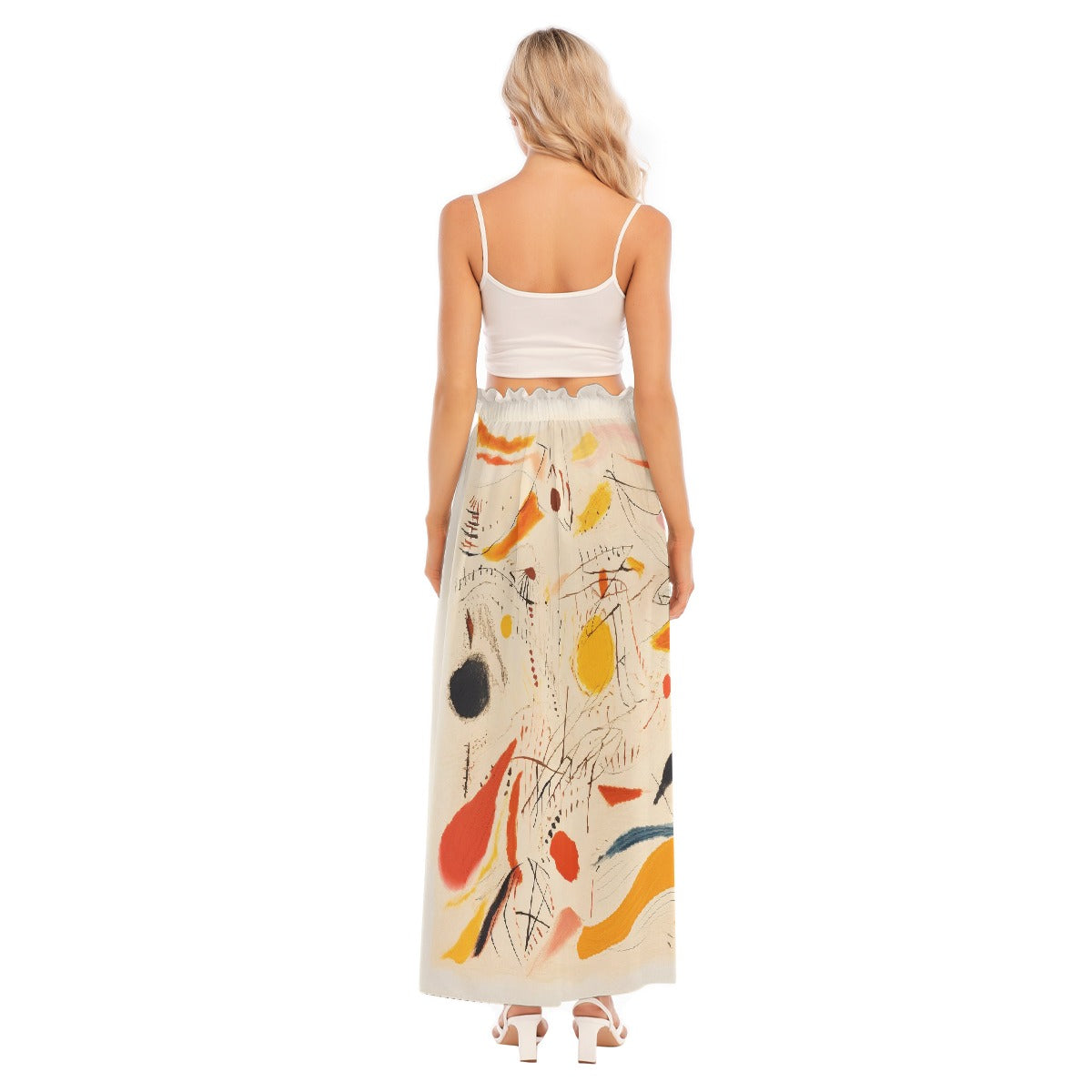 All-Over Print Women's Side Split Skirt