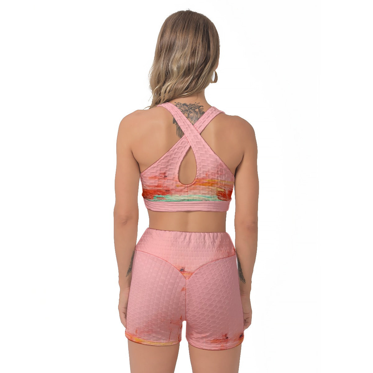All-Over Print Women's Sports Bra Suit