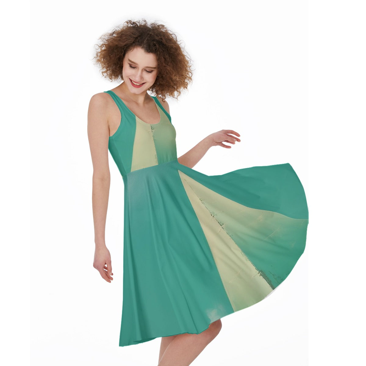 All-Over Print Women's Sleeveless Dress
