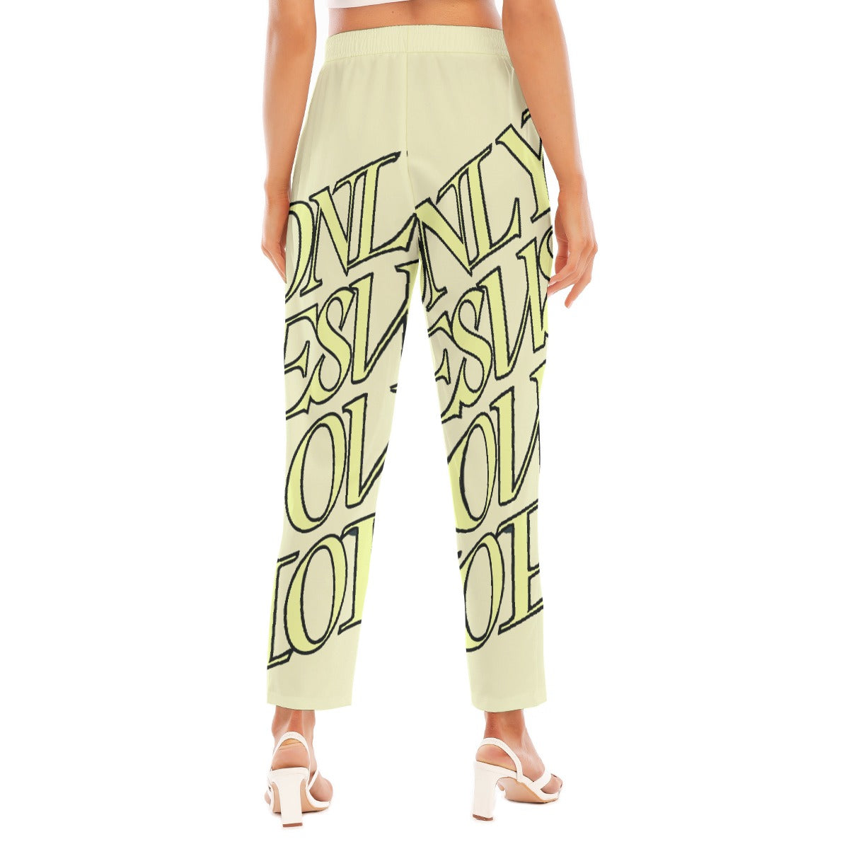 All-Over Print Women's Loose Straight-leg Pants