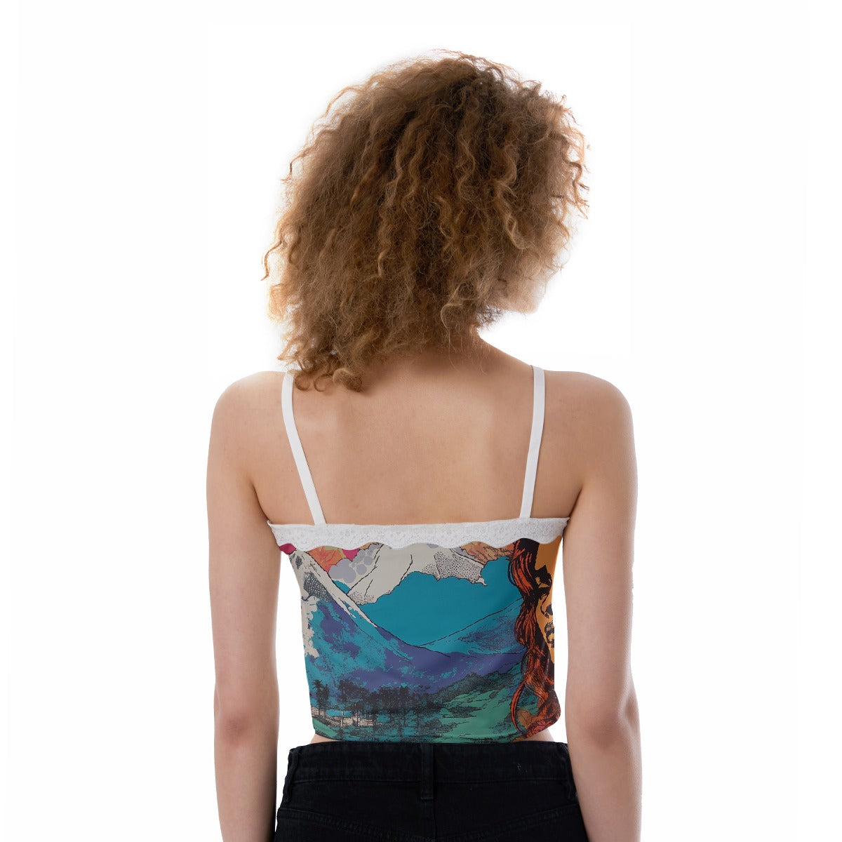 All-Over Print Women's Lace Camisole