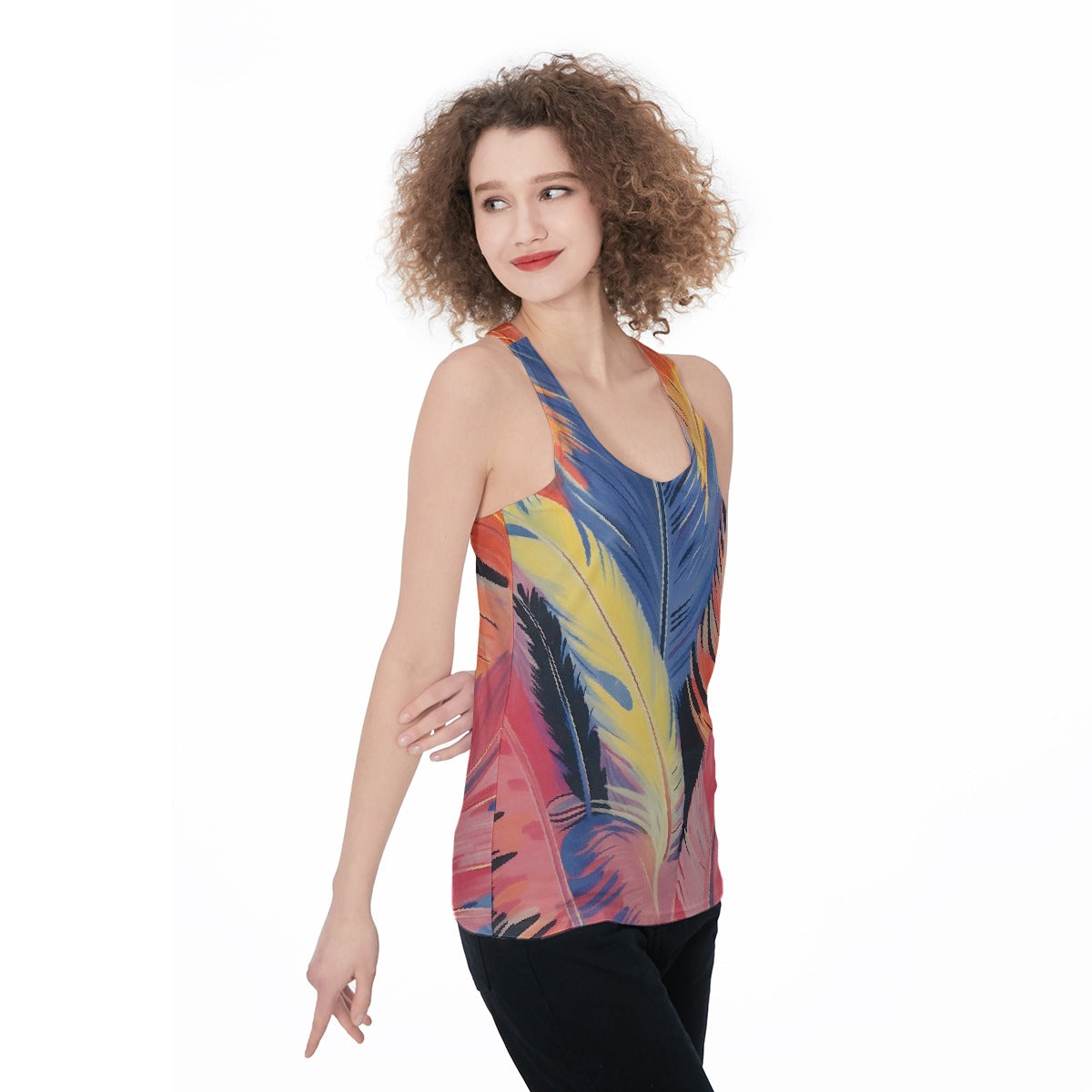 All-Over Print Women's Racerback Tank Top