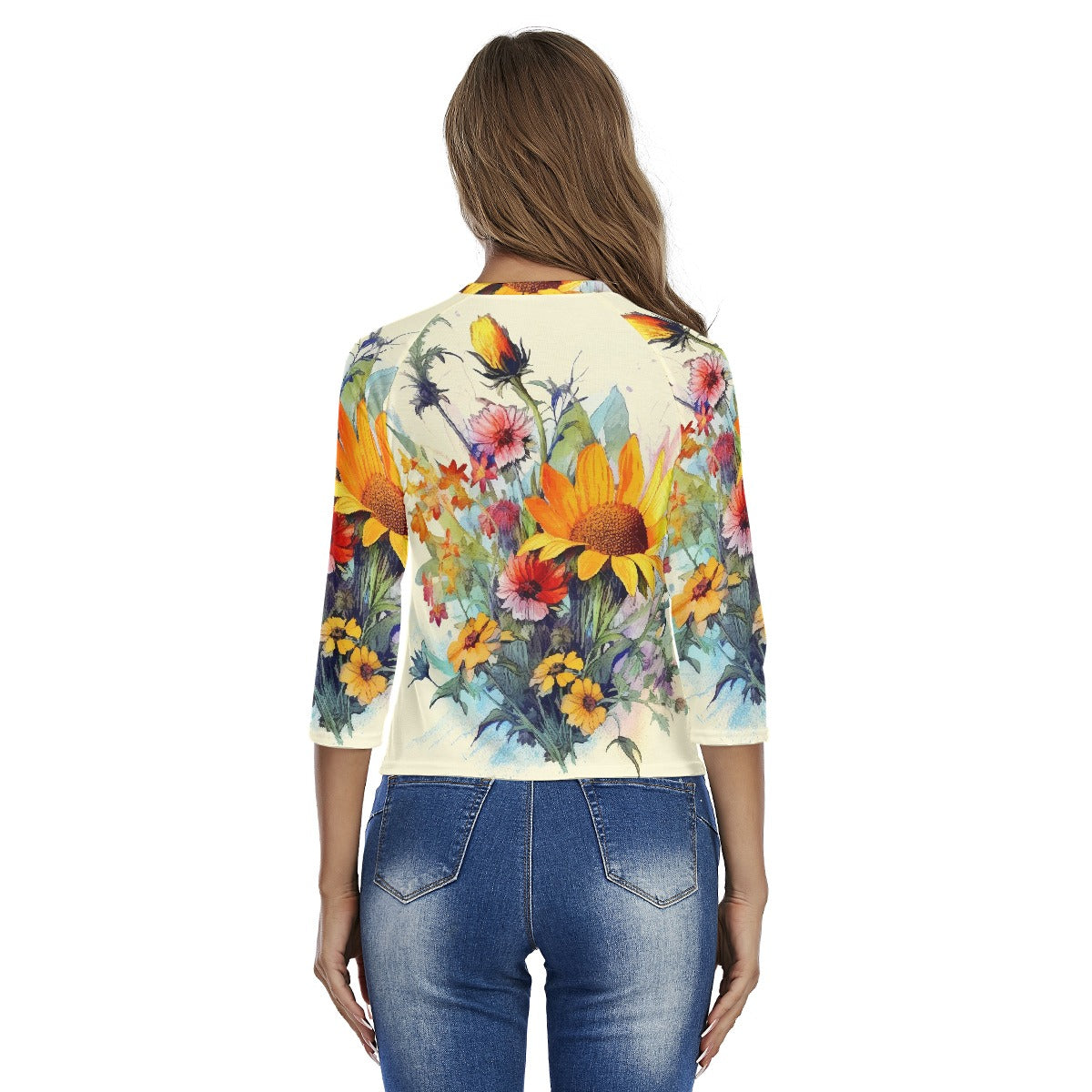 All-Over Print Women's Raglan Sleeves T-shirts