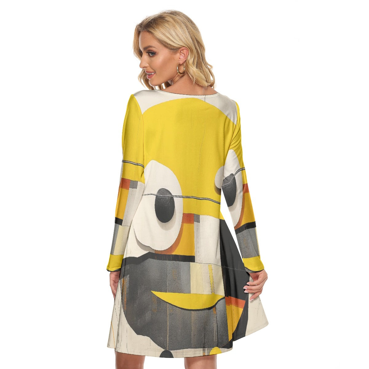 All-Over Print Women's Crew Neck Dress