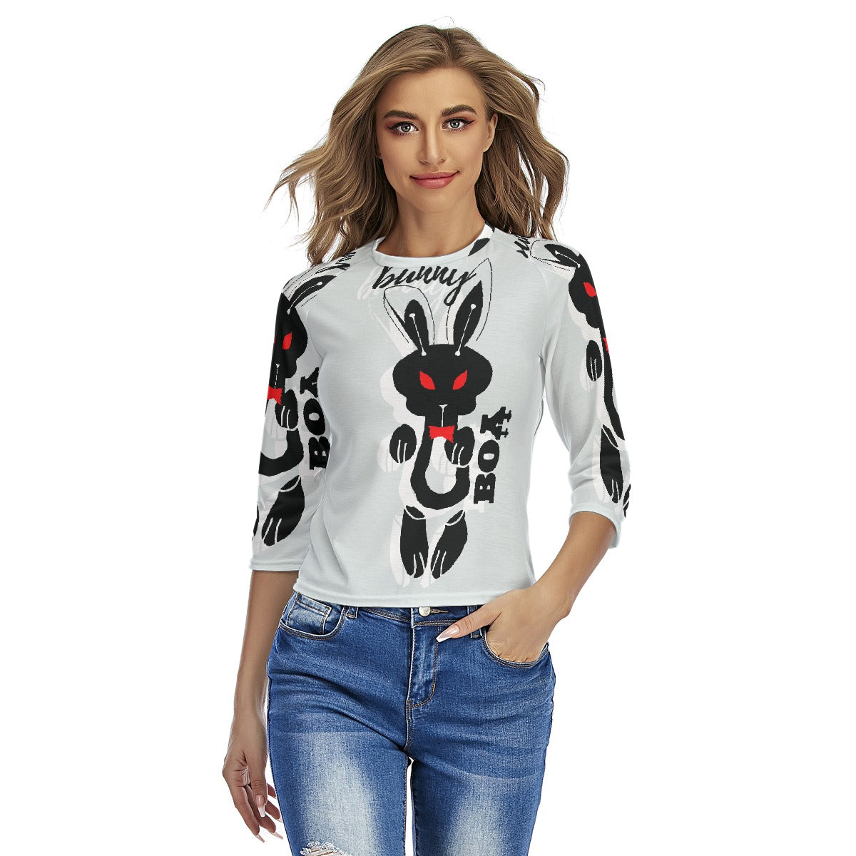 All-Over Print Women's Raglan Sleeves T-shirts