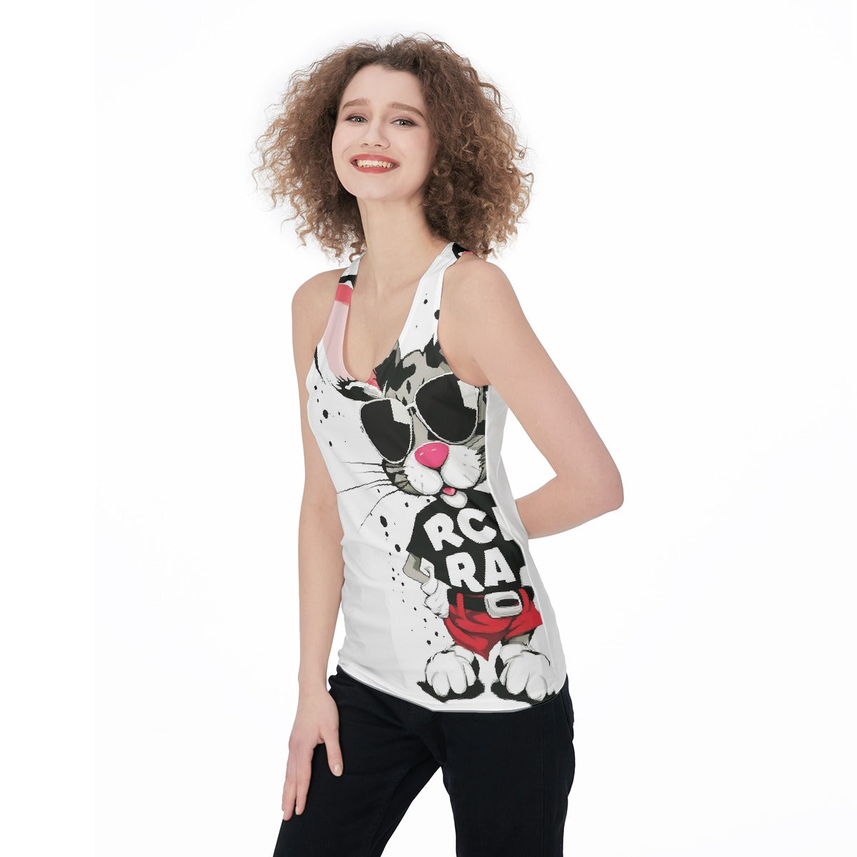 All-Over Print Women's Racerback Tank Top