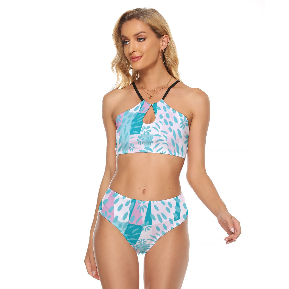 All-Over Print Women's Cami Keyhole One-piece Swimsuit